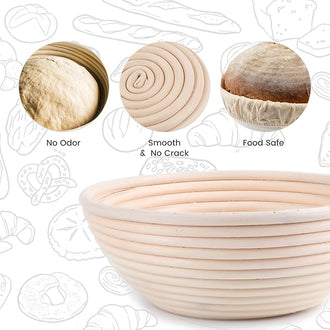 Set of 2 8.5 inch Proofing Bowls