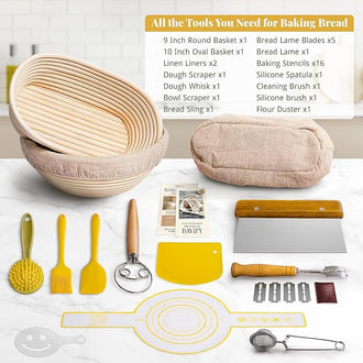 Bread Proofing Basket Set